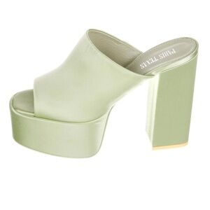 Paris Texas Satin Slides Size 40
